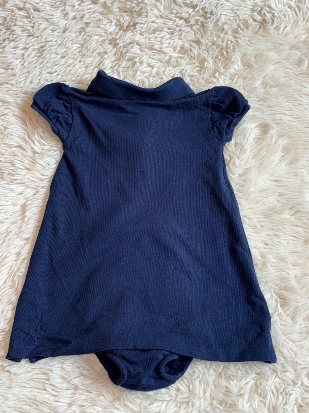 🐎 NWT Ralph Lauren Navy Polo Dress with Pink Pony